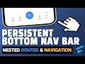 Flutter Persistent Bottom Navigation Bar Nested Navigation and Routing in Flutter Flutter Tutorial