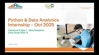 Python Data Analytics Internship Session 39 Capstone Project - Data Analytics Case Study SASF