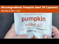 Support Prostate Health w Microingredients Pumpkin Seed Oil Saw Palmetto Capsules Quick Review