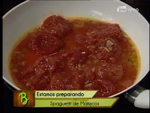 Spaguetti de mariscos