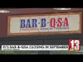 Saratoga Springs BBQ staple announces closure after 51 years