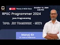 18 NET Framework MCQ s Solution RPSC Programmer Happy Coding Java By Manoj Sir