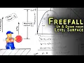 Find Maximum Height Time of Ball Tossed Upward Graphing Freefall