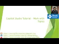 Copilot Studio Tutorial - Work with Topics