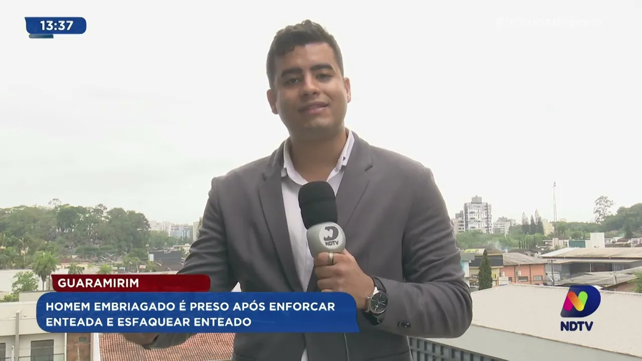 Guaramirim: homem embriagado é preso após enforcar enteada e esfaquear enteado