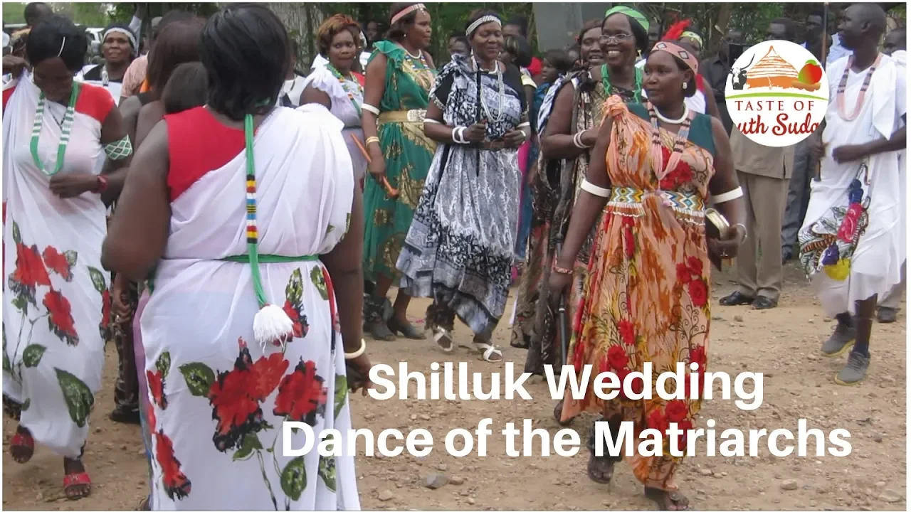 Shilluk Wedding, Dance of the Matriarchs    South Sudan, Africa