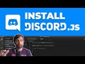 How to install Discord JS for Bot development