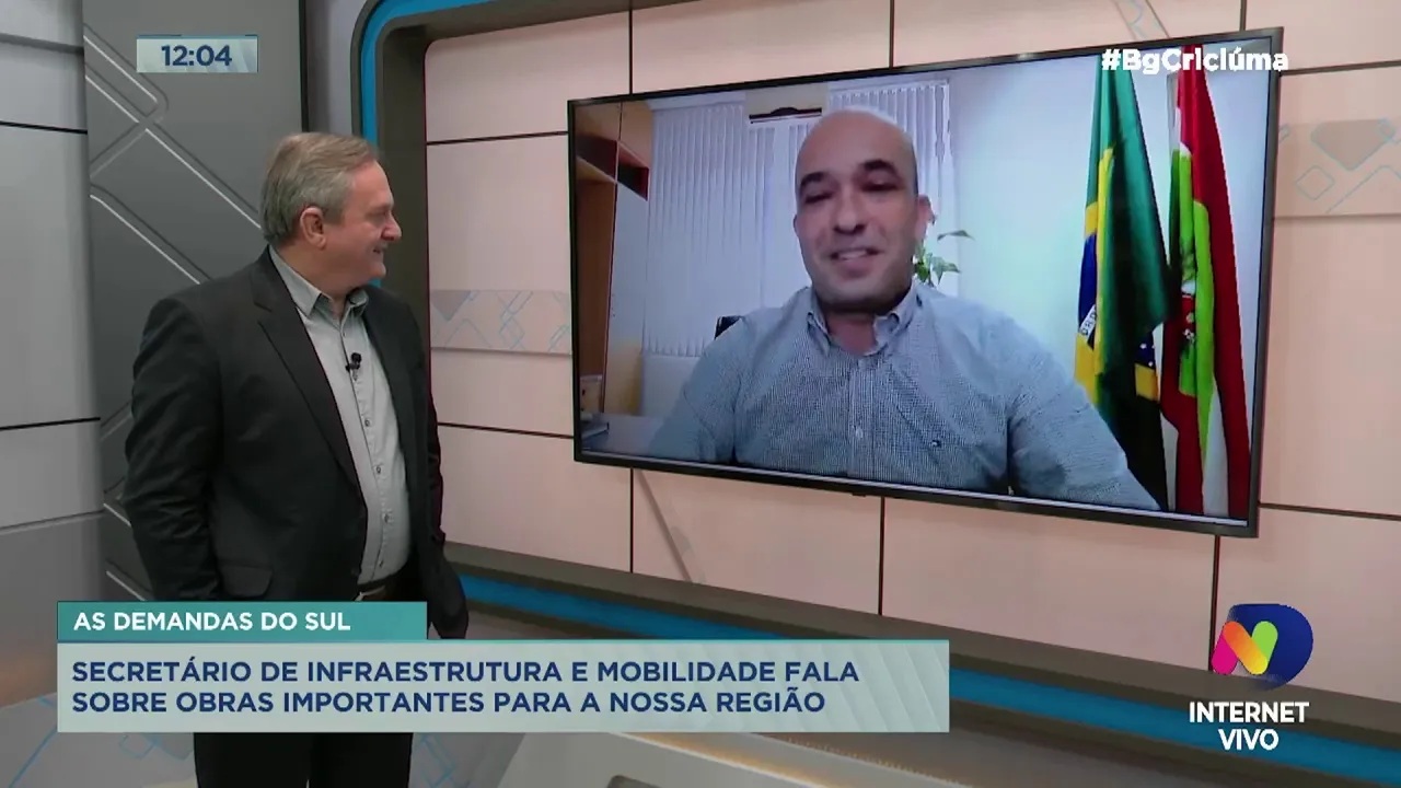 Demandas do Sul: secretário de Infraestrutura fala sobre obras na região