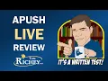 APUSH Live Review 20th Century Focus