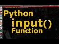 05 - Python input Function