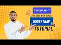 Bootstrap Typography Tutorial Text Styling Formatting Explained