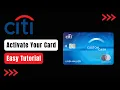 Activate CITI Bank Card Online Step by Step Guide