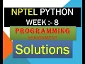 NPTEL python assignment solution week 8 NPTEL programming assignment week 8
