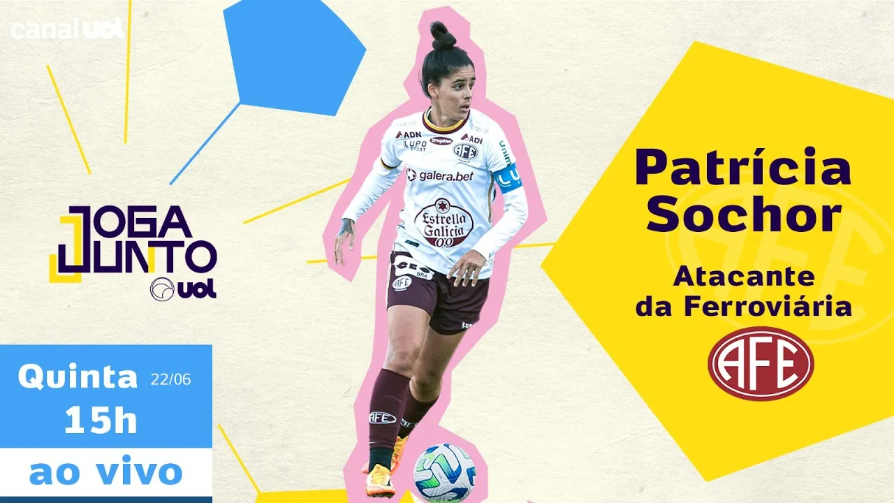 PATRÍCIA SOCHOR, ATACANTE DA FERROVIÁRIA, NO JOGA JUNTO DESTA QUINTA!