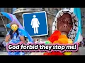 When the mask slips Trans ex-prisoner s CHILLING THREAT over women s toilets