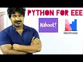 Python for eee mentimeter and Kahoot quizzes python by Seenu sir