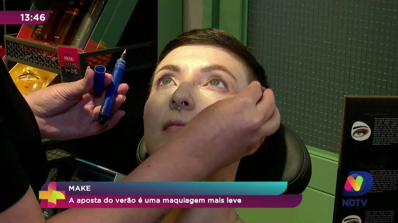 Aposta do verão é para maquiagem mais leve