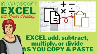 Save Time in Excel Quick Math Operations with Copy-Paste - Apply Math Operation to all Data