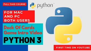 Deck Of Cards Game in Python Intro Coding for Kids Python Learn to Code with 50 Awesome Games