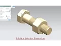 Bolt and Nut Motion Simulation Tutorial--Siemens NX