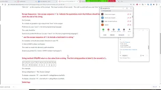 Java programming String and String methods length charAt subString
