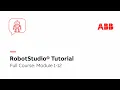 RobotStudio Full Course With Solutions for free