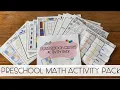 Preschool Math Activity Pack Perfect for RightStart Math Families