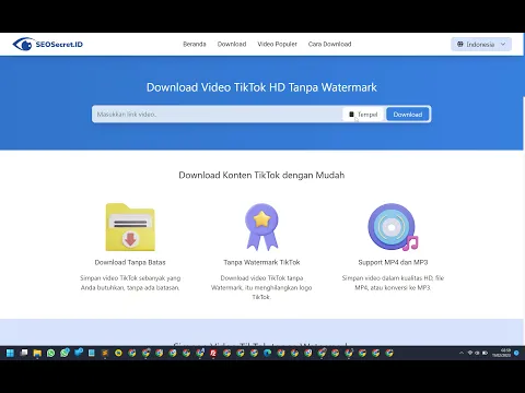 Download MP3 Cara Download Video TikTok HD Tanpa Watermark & Convert Video TikTok ke Mp3