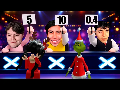 Video Thumbnail: CALIFICANDO SKINS NAVIDEÑAS CON LOS BROS EN ROBLOX!🪩