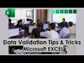 9 Awesome DATA VALIDATION Tips Tricks in Microsoft Excel