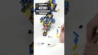 LEGO Technic Deep-Sea Research Submarine Speedbuild | LEGO 42201 Timelapse Building | LEGO 2025