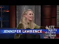 Jennifer Lawrence And Stephen Kick Off Their Shoes