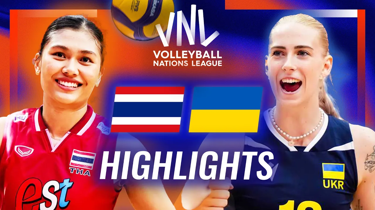 Thailand🇹🇭 vs. Ukraine🇺🇦 - Highlights | Week 2 | Women's VNL 2026