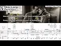 【Key Largo/Bertie Higgins】Fingerstyle Guitar Tabs with Chords & Lyrics（ソロギター）