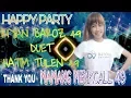 Download Lagu DJ VINA ON THE MIX - HAPPY PARTY RIYAN BAROZ 49 DUET HATIM TULEN 49 BY DJ VINA ELVIONELLA