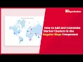 How to Add and Customize Marker Clusters in the Angular Maps Component