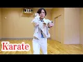 Karate in everyday clothes! Natsuki Shimizu looks like an action movie hero!