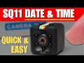 SQ11 mini dv camera date and time - EASY SETUP