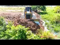 Download Lagu Nicely Landfill up complete100% by techniques skill Dozer Shantui Pushing Dirt And Dump Trucks 25ton