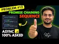 Ep10 Execute Promise chaining Functions in Sequence without termination Most Asked Async JS