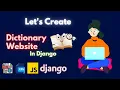 Dictionary website in django django project