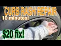 Fix Tesla rim curb rash for around 20 model 3 repair