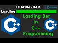 Loading Bar in C How to make loading bar in C