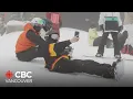 Skiers and snowboarders make their way to Cypress Mountain as ski season starts