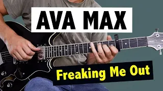 Ava Max - Freaking Me Out // Guitar Tutorial + FREE TAB (How to Play)