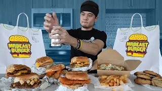 MrBEAST BURGER Full Menu Challenge DESTROYED