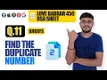 Find Duplicate in an Array of N 1 Integers Love Babbar DSA Sheet Q11 Arrays
