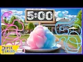 5 Minute Timer with Music and fun Cotton Candy timer bomb