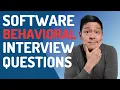 Common software behavioral interview questions answers