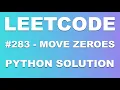LeetCode - Move Zeroes